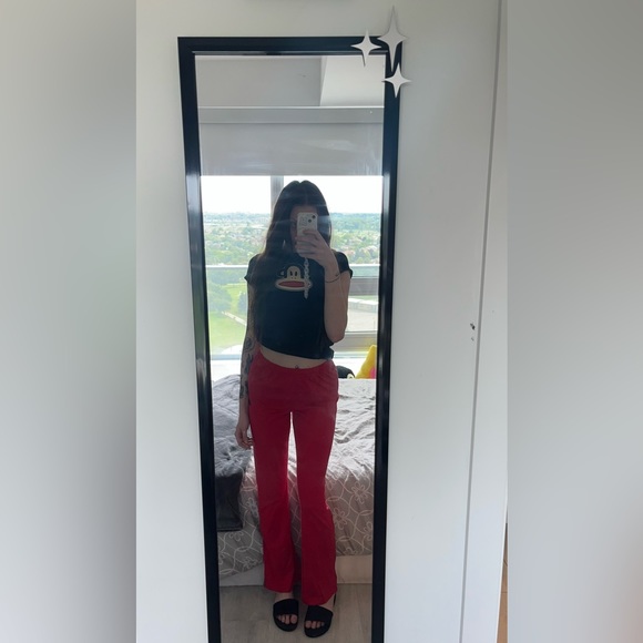 adidas Pants - Brand new red addidas pants 💋